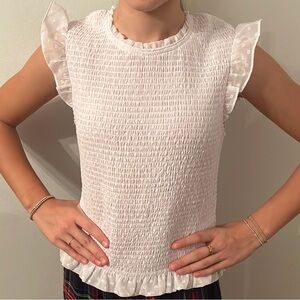 BRAND NEW Laundry by Shelli Segal Women’s Small Sleeveless White Blouse